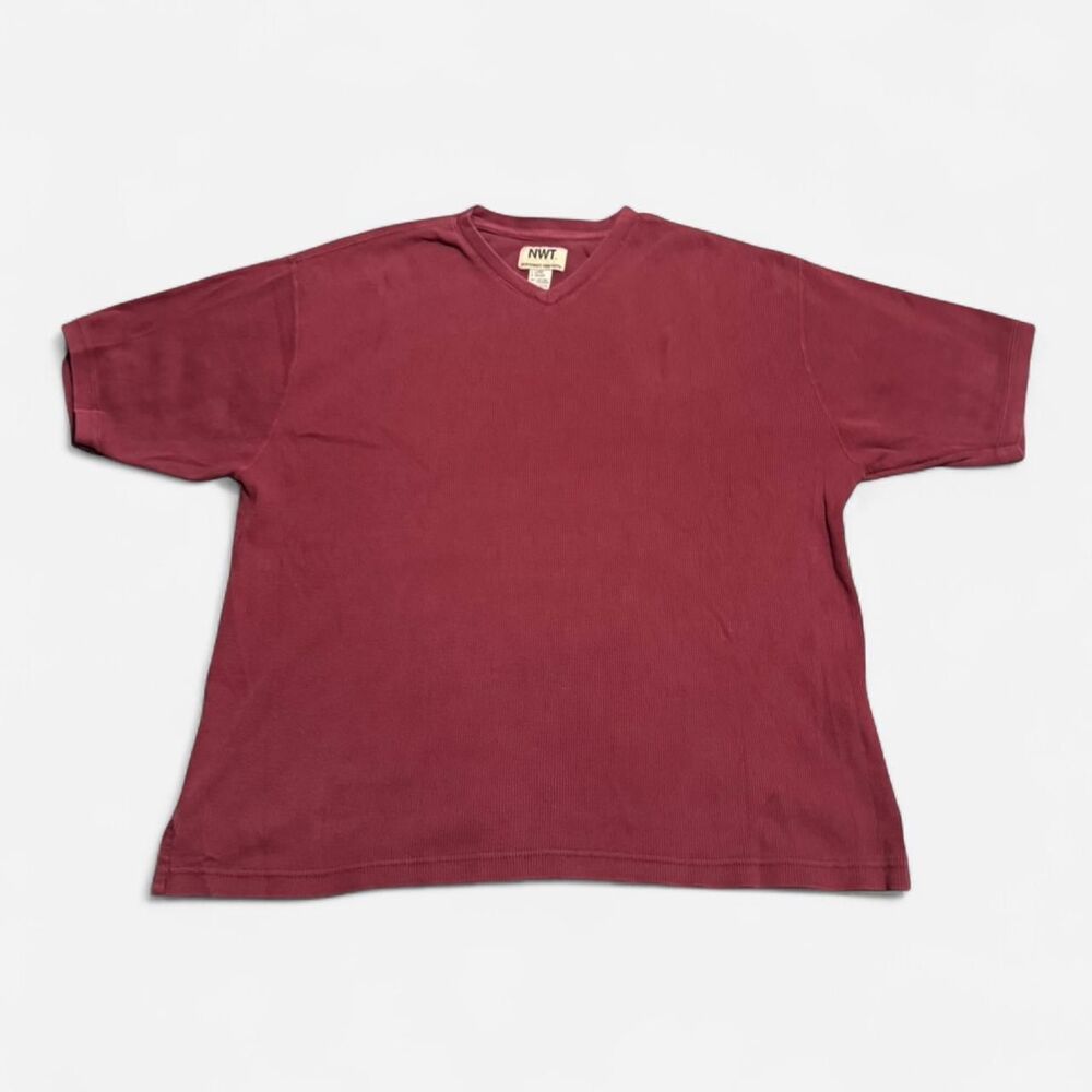 Northwest territory vintage brown V Neck large size (width 24/2in, length 26in)